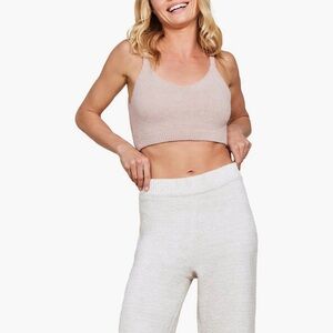 NWT-Barefoot Dreams. Women's Cozy chic luxe crop camisole. Blush color